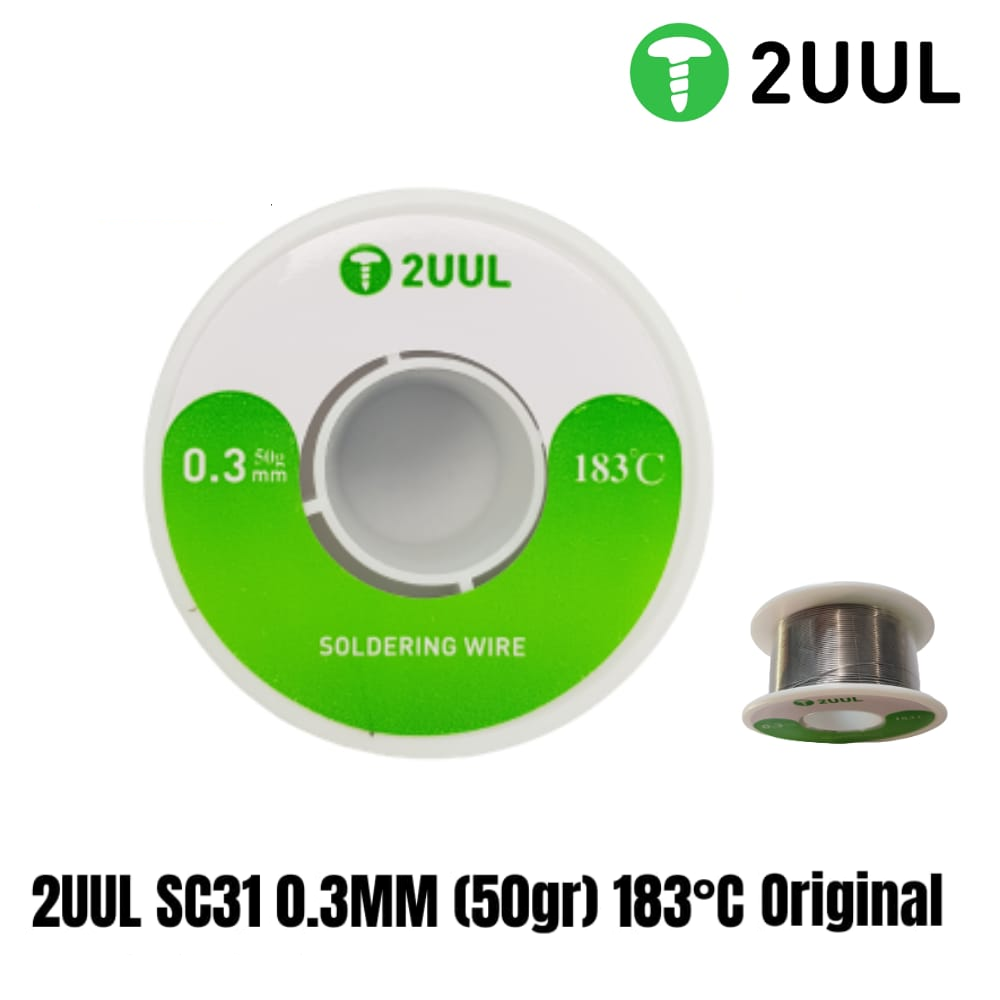2uul sc31 0.3mm soldering wire 183°c 100m 50g 2uul sc31 0.3mm soldering wire 183°c 100m 50g