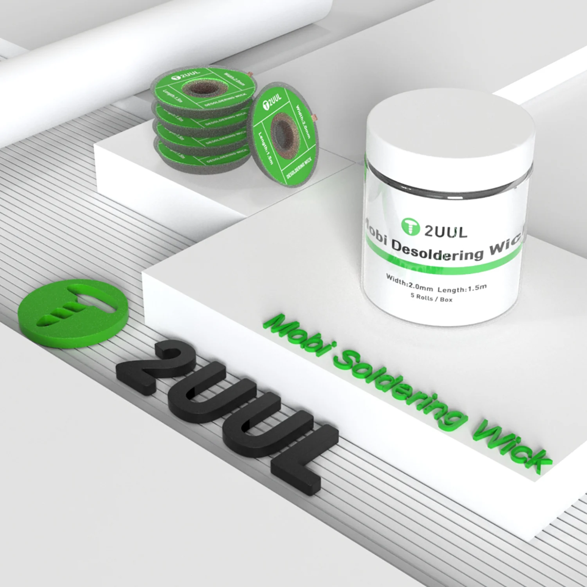 2uul dw01 2015 mobile desoldering wick 5 pcs set 2uul dw01 2015 mobile desoldering wick 5 pcs set