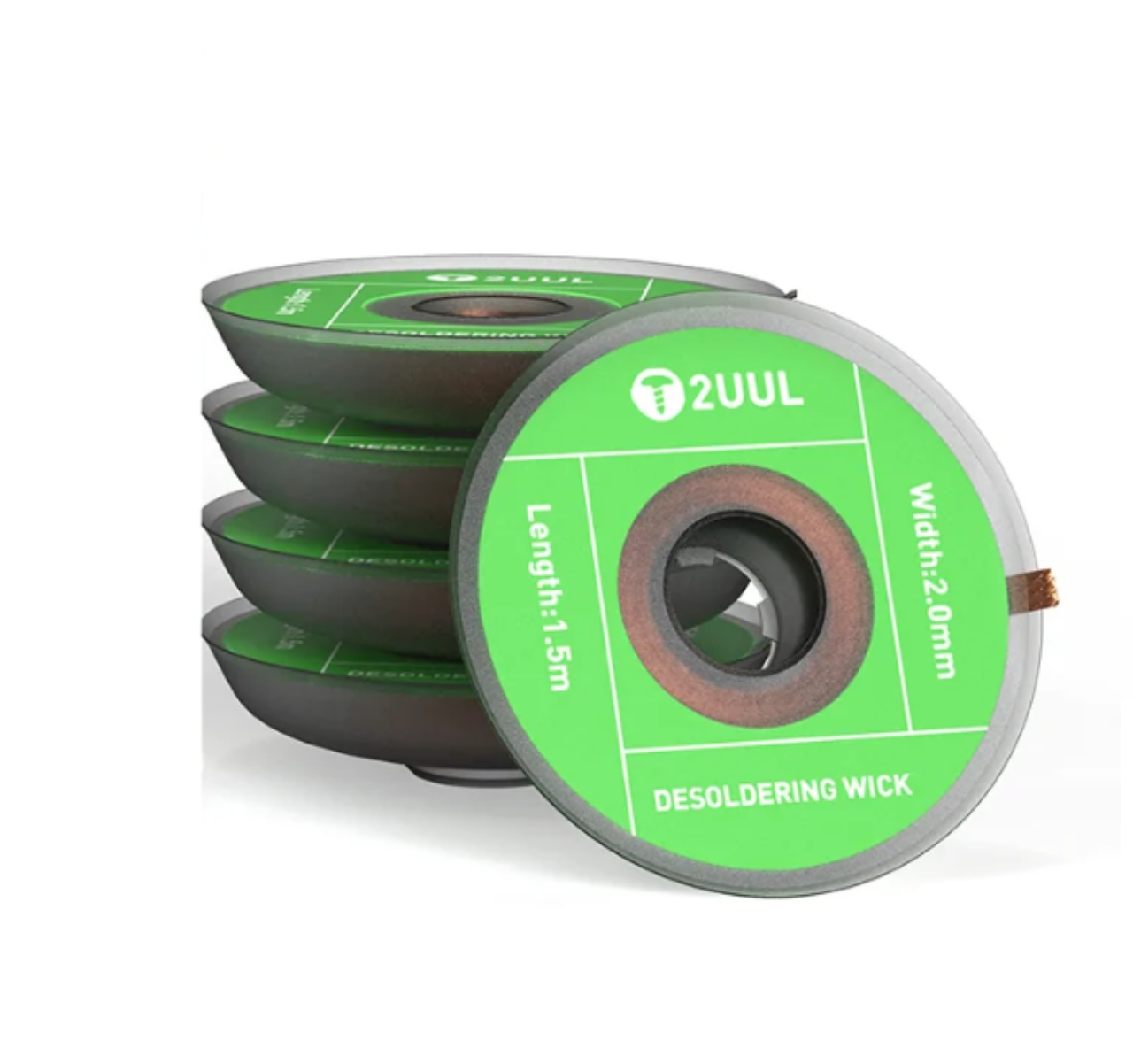 2uul dw01 2015 mobile desoldering wick 5 pcs set 2uul dw01 2015 mobile desoldering wick 5 pcs set